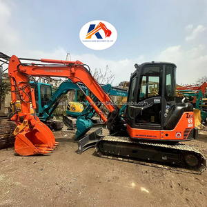 Excavatrice d'occasion Hitachi ZX65 de 6 tonnes d'origine japonaise avec moteur Yanmar, pompe PLC et moteur à vendre - Product Image 2