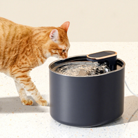 Distributeur d'eau intelligent pour animaux de compagnie grande capacité, accessoires, filtration automatique, fontaine à eau pour chats et chiens 3L