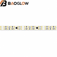Bande LED double rangée haute luminosité 2835 de 11 mm de large, 240D 18W/M 3000K 4000K 6500K, découpable toutes les 5 cm, intérieur, blanche, flexible