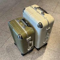 Valise trolley rigide en néoprène de style japonais, couleur vive, bordeaux, 20 pouces, unisexe, tendance, avec serrure, poignée supérieure, silencieuse