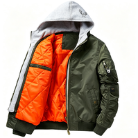 Nouvelle veste épaisse de style automne-hiver, fermeture éclair, réversible, à manches longues, formelle, à capuche, grande taille, en polyester/coton