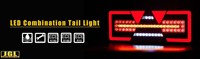 Grande taille 36cm avec la combinaison triangulaire de réflecteur LED allume l'éclairage de camion de remorque de LED