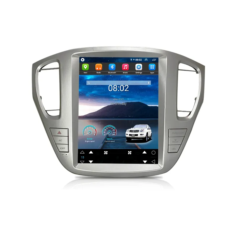 Rádio automotivo com função DSP de 12,1" para Tesla Toyota Highlander 2001-2007 Kliger 2003 Android 13 GPS autoradio multimídia reprodutor de vídeo BT