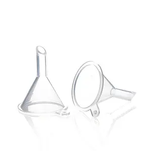 Mini 31*39mm plastic transparent small funnel for perfume filling packing