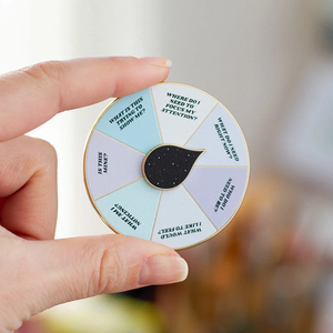 Pin Your Imagination Design Chapado en oro Aleación de zinc Spinner Esmalte Pin Factory Lifetime Mold Produce Metal Crafts Pin giratorio - Product Image 6