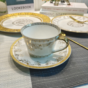 Wholesale Porcelain Tableware Set <b>Fine</b> <b>Bone</b> 4pcs Plate and Mug Set - Product Image 6