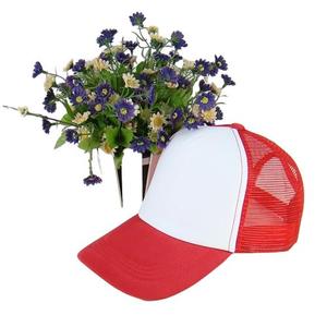 2023 thăng hoa khoảng trống đầy màu sắc bóng chày lưới cap 6-Panel hat 100% polyester đồng bằng unisex phổ biến người lớn hình ảnh - Product Image 1