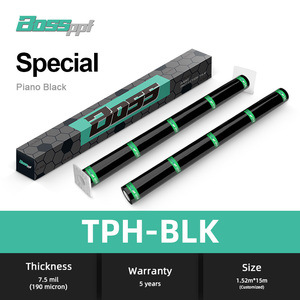 Piano <span class=keywords><strong>Black</strong></span> Car PPF TPH Fabrik Direkt verkauf Sonderpreis Car Film Tint 1,52*15m 7,5 8,5 9mil Fabrik preis - Product Image 4