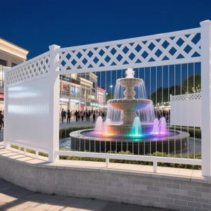 Handpicked UV ổn định Vườn Nhà riêng tư Barrier Panels ngoài trời cảnh quan màn hình lưới hàng đầu Vinyl hàng rào 3D mô hình bao gồm - Product Image 6