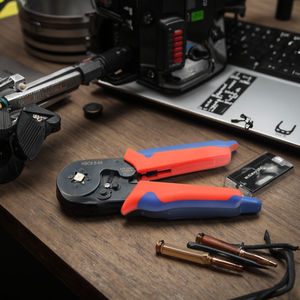 HSC8 6-4 0.25-<span class=keywords><strong>10mm2</strong></span> électricien professionnel cliquets réglables pince à sertir virole manchons fils câbles assemblages de câbles - Product Image 1