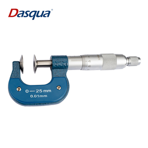 Dasqua Stainless Steel Disc Disk <b>Micrometer</b> 0.01 Graduation Rotating Type 4111-8102 Disc Disk <b>Micrometer</b> - Product Image 5