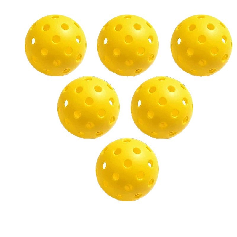 Customizable Logo 40-Hole TPE PE Eco-Friendly Lightweight Perforated 74mm Premium Quality Pickleball Equipment Indoor/Outdoor