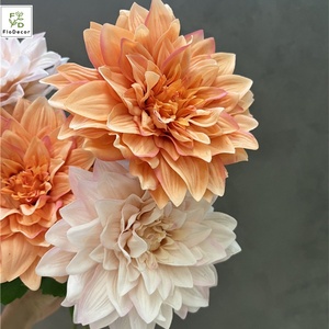 Nouveauté Automne 2025 – Fleurs de <span class=keywords><strong>Dahlia</strong></span> Grandes Tailles Effet Réel <span class=keywords><strong>Café</strong></span> au Lait 15cm – Décoration de Mariage et Arrangement de Table de Haute Qualité - Product Image 6