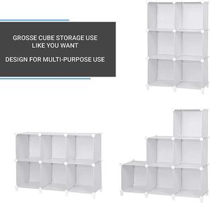 Cubo de tres rejillas <span class=keywords><strong>blanco</strong></span> de <span class=keywords><strong>resina</strong></span> PP fácil de montar Cocina hogar omnipotencia organizador Cocina - Product Image 3
