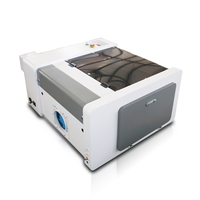Tube laser de qualité supérieure 4040 40w 50w, commande Ruida M2, refroidissement par eau, accessoires rotatifs, machine de gravure et de découpe laser CO2