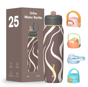 Borracce Termiche in Acciaio Inox Personalizzate con Logo, Bottiglie Sportive Isolate per Mantenere le <span class=keywords><strong>Bevande</strong></span> Fredde <span class=keywords><strong>e</strong></span> Calde - Product Image 1