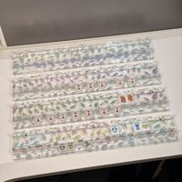 Tuiles de Mahjong en Acrylique Personnalisées OEM ODM, Épaisses, avec Supports Élargis et Poussoirs Magnétiques à Bord Droit