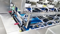 Ligne de production de croissants automatique à succès, équipement complet de boulangerie avec laminoir à pâte, mélangeur, machine à pain