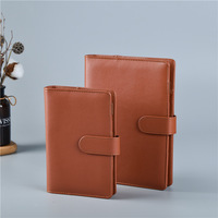 Y622 Stock A5 B5 Couverture de carnet de planification à 6 anneaux en cuir PU, classeur de budget, 80 feuilles, couleurs estivales pour filles