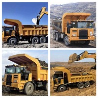 Vente directe d'usine Camion à benne minier de 90 tonnes SKT130S Équipement minier lourd avec moteur PLC Boîte de vitesses et puissance de 925 kW