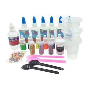 Crystal Clear DIY Slime Kit with <b>Clay</b> Glitter Charms & Accessories for Kids Educational Playdough Toy & Fun Gift - Product Image 1