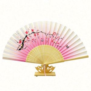 High Quality Wooden Paper Folding Bamboo <b>Hand</b> <b>Fan</b> Wholesale Custom Folding <b>Hand</b> <b>Fans</b> for Pouch - Product Image 3