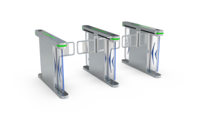 Torniquete de control de acceso de puerta de torniquete oscilante automático de nuevo diseño Zento con lector RFID para entrada de fábrica de escuela de oficina - Product Image 4