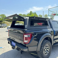 Capot de camion universel en aluminium imperméable avec auvent pour camionnette, compatible avec Ford F150 Hliux Ranger Tacoma, accessoires Topper