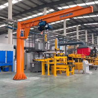Grue à flèche d'atelier 2-5 tonnes 2026 avec moteur personnalisable, roulements et composants essentiels du moteur à bas prix, à vendre