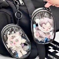 Kamcity Transparent Boîte Mystère Porte-clés Sac Mallette De Rangement Organisateur Boîte De Rangement Pochette Porte-clés Portefeuille Épaissir Jouet Poupée Cadeaux Sac