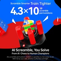 Robot GAN 2ème Génération Mini 3x3x3 en Plastique ABS Magnétique, Machine Intelligente de Restauration et de Mélange de Cubes, Robot Cube IA, Vente en Gros