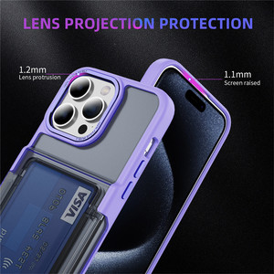 Custodia Trasparente Pieghevole con Porta Carte per <span class=keywords><strong>iPhone</strong></span> 15 <span class=keywords><strong>Pro</strong></span> 16E 17 Air 14 Plus <span class=keywords><strong>13</strong></span> 12 Mini 11 <span class=keywords><strong>Pro</strong></span> Max, Cover Antiurto con Funzione Portafoglio e Supporto - Product Image 3