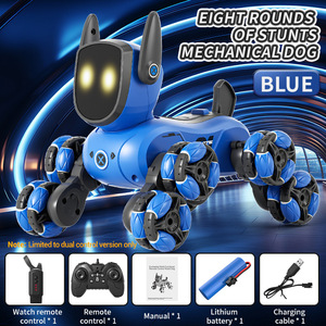 Robot Perro Educativo Eléctrico de 8 Ruedas con Control Remoto, Recargable, con Sensor Táctil, Luz y Sonido, Escala 1:5, Juguete para Niños y Niñas - Product Image 3