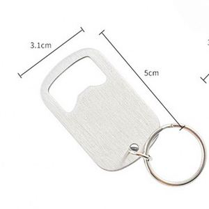 ที่เปิดขวดโลหะพวงกุญแจสแตนเลสที่เปิดขวดเบียร์ออกแบบโลโก้ได้ตามต้องการ - Product Image 4
