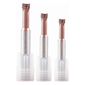 Bibo Unf Three-teeth Endmill Thread Milling Cutter Machining Center High Hard Tool for Steel Milling Cutting <b>Tungsten</b> Steel - Product Image 4