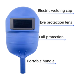 Couvre-chef complet Portable travail réglable avant raccords <span class=keywords><strong>de</strong></span> <span class=keywords><strong>soudeur</strong></span> casque <span class=keywords><strong>de</strong></span> masque <span class=keywords><strong>de</strong></span> soudage automatique - Product Image 4