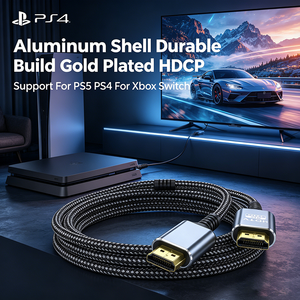 8K 60Hz HDMI 2.1 电缆 4K 240Hz 超高清 HDR 编织 HDMI 电缆 高速高清电视线 适用于 PS5 PS4 Xbox 显示器 电视 投影仪 游戏 - Product Image 2