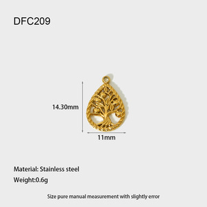Pendentif Manna mignon en forme de goutte d'huile, petit poisson <span class=keywords><strong>rouge</strong></span> et coccinelle en 3D pour la fabrication de bijoux - Product Image 6