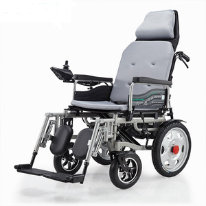 Fauteuil roulant électrique pliable portable léger en aluminium avec batterie au lithium pour handicapés - Product Image 2