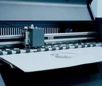 Plotter de Corte de Etiquetas A3MAX5 PRO-600 de Doble Cabezal con Alimentación Automática, Cortador de Adhesivos con Presión de 2000g y Herramienta de Hendido de Ruedas