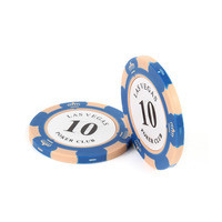 Jetons de poker et de mahjong en argile écologiques, durables et non toxiques, ensembles de jetons, panneaux de récompenses pour clubs de poker