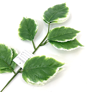 Chất Lượng Cao Handmade Mô Phỏng Màu Xanh Lá Cây Ivy Bó 5 Lá Xoài Banyan Lá Lyra Trang Trí Nhân Tạo Giáng Sinh Của Mẹ Ngày - Product Image 3