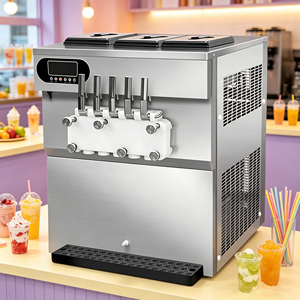 Macchina per Gelato Professionale da Tavolo di Alta Qualità con Funzione Notturna, Lavabile, 7,5 Gusti, per Gelato Soft - Product Image 2
