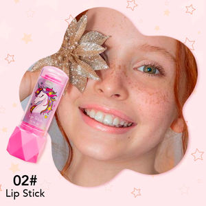 2023 petite <span class=keywords><strong>licorne</strong></span> maquillage Kit POP sac kit enfants maquillage cadeau ensembles enfants amical brillant à lèvres <span class=keywords><strong>baume</strong></span> à lèvres - Product Image 5