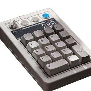 Clavier numérique mécanique 8Bitdo Retro 18 touches, compatible PC standard, hot-swappable, raccourcis BT/2.4G, <span class=keywords><strong>pour</strong></span> Windows, Android, calculatrice - Product Image 1