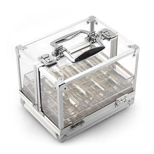 Caja de Fichas de Aluminio de Doble Apertura con Capacidad para 600 Fichas, Ideal para Jugar en el <span class=keywords><strong>Casino</strong></span> - Product Image 5