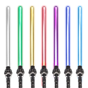 Light-<b>up</b> Toys <b>Boy</b> Girl Darth Vaders Sword Cosplay Bow Toy Double Light Saber Sword Toys With Sound Laser Xmas Gifts - Product Image 5