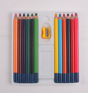 H-TONE crayons de couleur Jumbo dessin 12 pièces avec affûteur de haute qualité pour étudiant en Art - Product Image 5