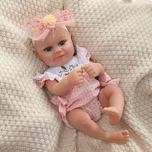 Yeezwood 40cm 16 '<span class=keywords><strong>muñeca</strong></span> Reborn de cuerpo completo de vinilo para niños de nuevo estilo para niña muñecas de bebé de <span class=keywords><strong>silicona</strong></span> realistas - Product Image 5