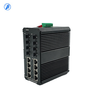 Huayu 8o8e Cổng L2 Quản Lý Cấp Công Nghiệp Ethernet Sợi Thiết Bị Chuyển Mạch Tùy Chỉnh Trong Nhà Phân Phối Điện Áp Cao Thấp IP - Product Image 2